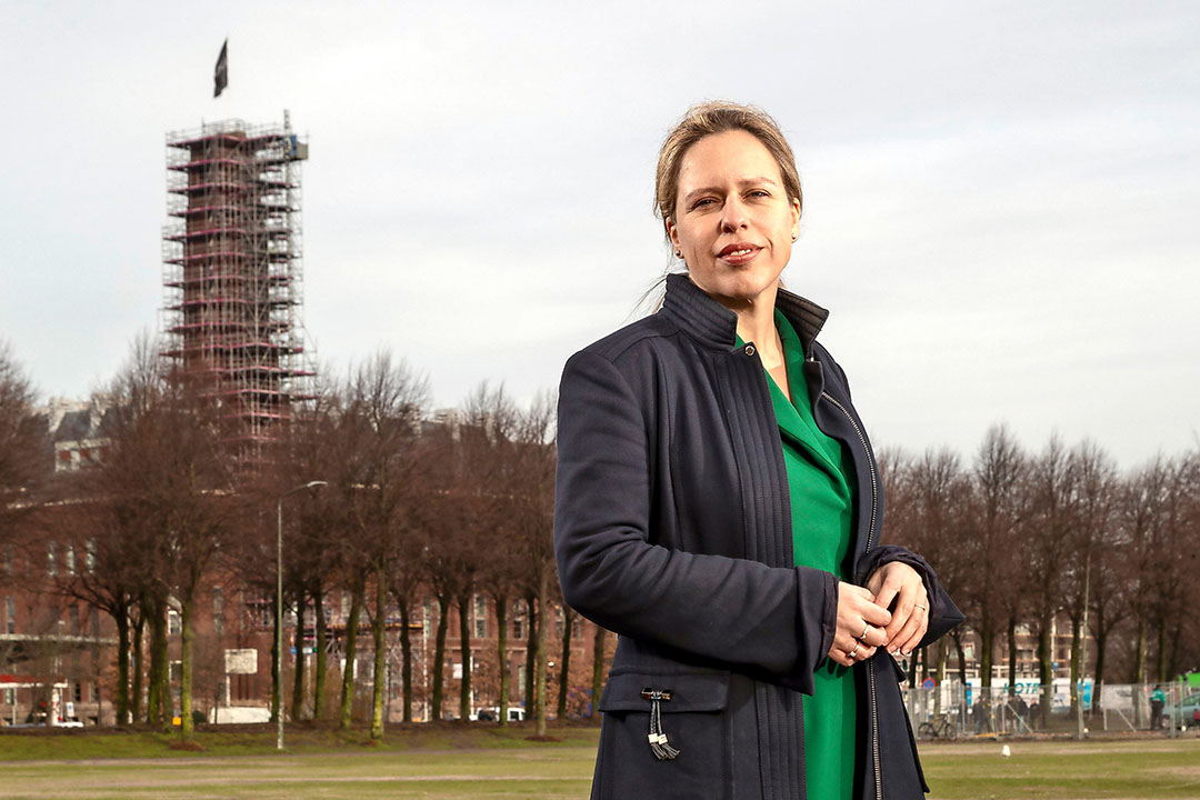 Carola Schouten blikt op het Malieveld terug op 2019. - Foto: Marc Heeman -