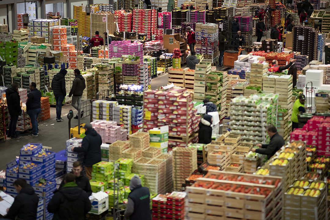 De groothandelsmarkt Rungis in Parijs. - Foto: ANP