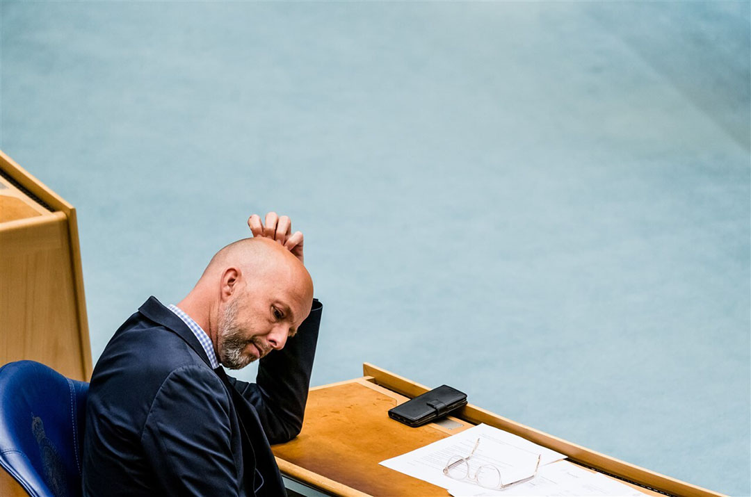 Kamerlid Tjeerd de Groot (D66) pleit voor halvering van de veestapel. - Foto: ANP