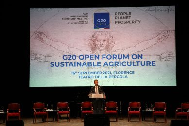 De ministers van Landbouw van de G20 kwamen vorige week bijeen in het Italiaanse Florence. Voor de bijeenkomst was er het Open Forum over duurzame landbouw. - Foto: G20.org