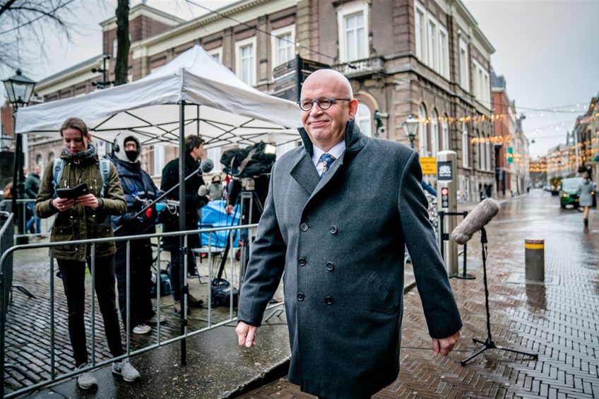 Beoogd minister van Landbouw, Natuur en Voedselkwaliteit Henk Staghouwer op weg naar formateur Mark Rutte (VVD). - Foto: ANP