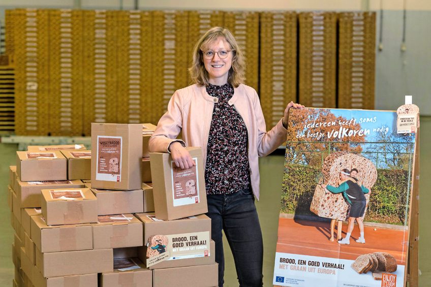 Jenneke van Elderen van het Nederlands Bakkerij Centrum is de projectcoördinator van de Week van het Brood. - Foto: Herbert Wiggerman