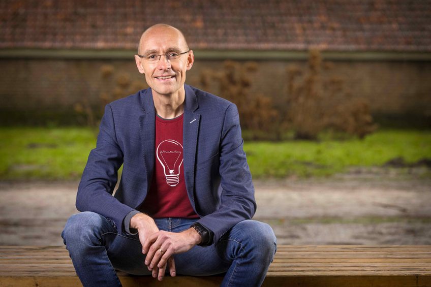 Jeroen Willemsen, Innovation Lead Protein Shift bij Foodvalley NL, verbindt hij bedrijven en personen die zich bezighouden met de eiwittransitie. – Foto: Koos Groenewold