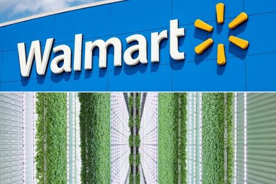 Een grote stap noemen winkelketen Wallmart en vertcial farmer Plenty hun samenwerking om duurzamer en lokaal voedsel te produceren. - Foto: Wallmart/Plenty