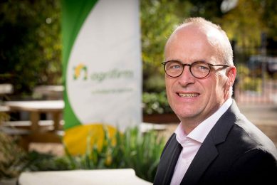 Dick Hordijk, CEO bij Agrifirm: "We hebben goede banden met onze leveranciers en de komende maanden hebben we onze ketens op orde. Er is geen reden tot paniek." - Foto: Koos Groenewold