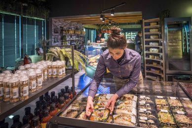 Winkel van Vers Vleesboerderij Savelkouls, een van de vijf genomineerden voor Agrarisch Ondernemer 2022. - Foto: Koos Groenewold