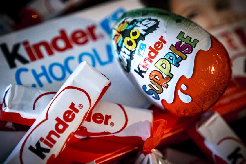 Chocolade van het merk Kinder gemaakt door Ferrero. - Foto: ANP