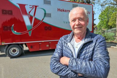 Henk Hekers: “Transporteurs uit Zuid- en Oost-Europa investeren niet in dierwelzijn. Zij gaan voor goedkoop vervoer.” - Foto: Bert Jansen