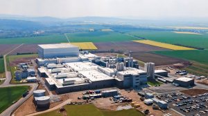 De nieuwe zuivelfabriek van Hochwald  in Mechernich. Foto: Hochwald.