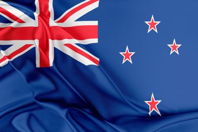Vlag van Nieuw-Zeeland. Voor 10.000 ton rundvlees uit Nieuw-Zeeland gaat de invoerheffing omlaag naar 7,5%. Foto: Canva