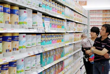 Vooral de flink gestegen verkoop van babyvoeding in China droeg bij aan de sterke groeicijfers van A2 Milk Company. Foto: ANP