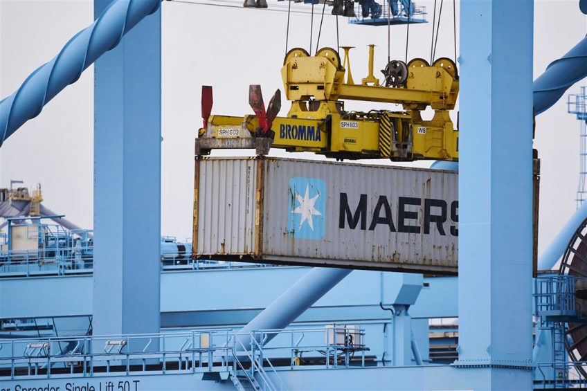 Maersk profiteert van de gestegen kosten voor containervervoer. - Foto: ANP