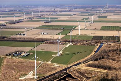 Windpark Zeewolde: 220 bestaande molens maken plaats voor 83 nieuwe. - Foto: Windpark Zeewolde