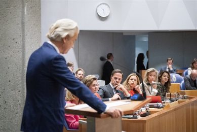 PVV-leider Geert Wilders spreekt van een niet-bestaand probleem en ziet liever dat het geld dat aan stikstof- en klimaatmaatregelen wordt besteed, wordt ingezet voor het verbeteren van de koopkracht van burgers. Foto: ANP