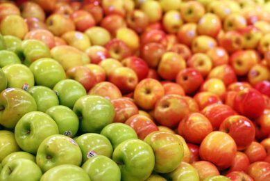 Sommige supermarkten die nog appels importeren, bouwen die invoer af. - Foto: Canva/howliekat/Pixabay