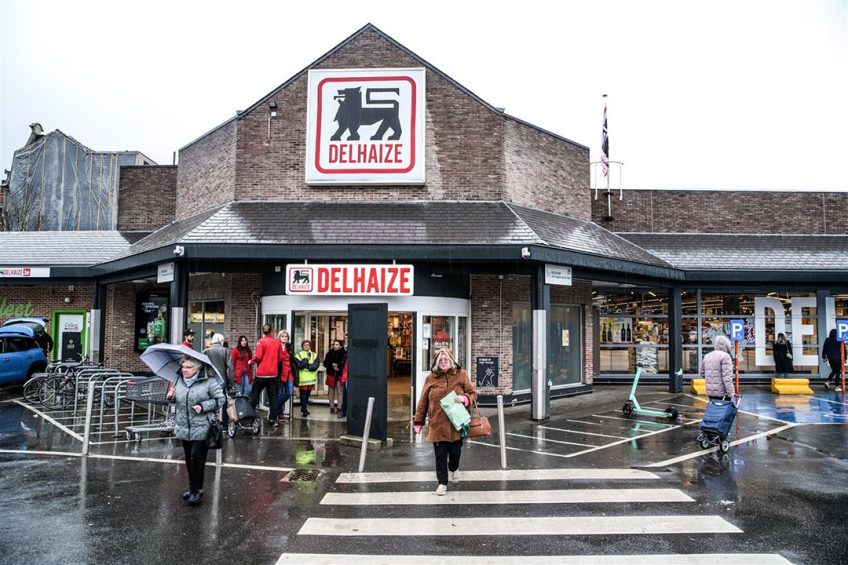 Delhaize-winkel in Gent. - Foto: ANP